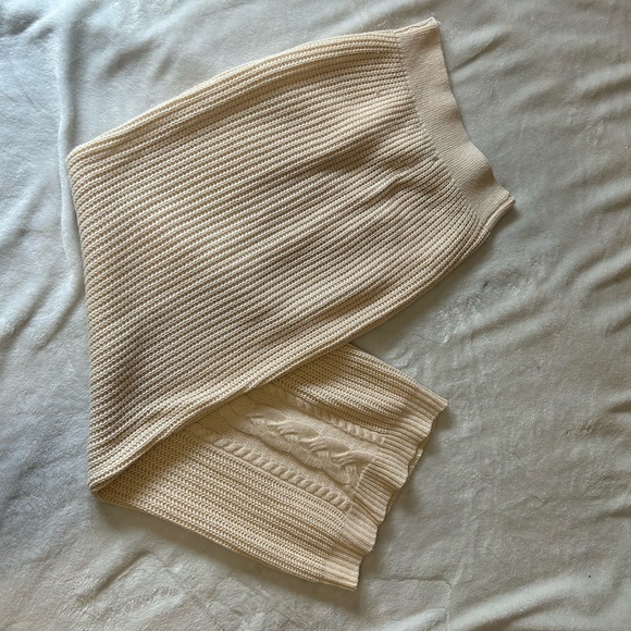 knit cream skirt - Picture 2 of 3